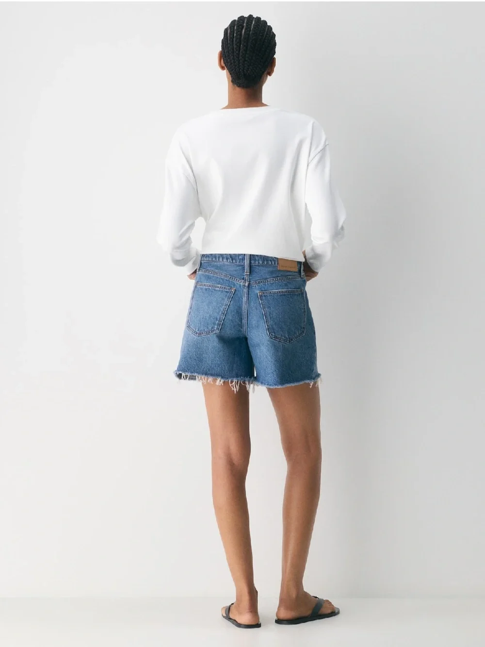 💙 Aritzia Denim Forum The Ex-Boyfriend Hi-Rise Denim Shorts | Size 28